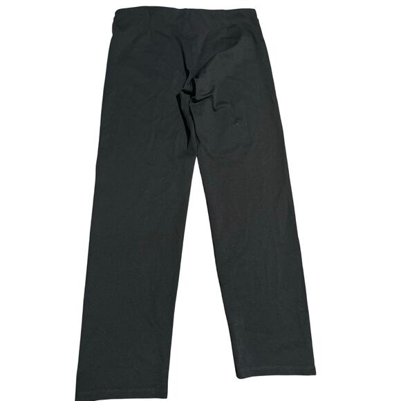 Eileen Fisher Rayon Blend Stretch Pull-On Pants, Black, Size Medium - Picture 5 of 5